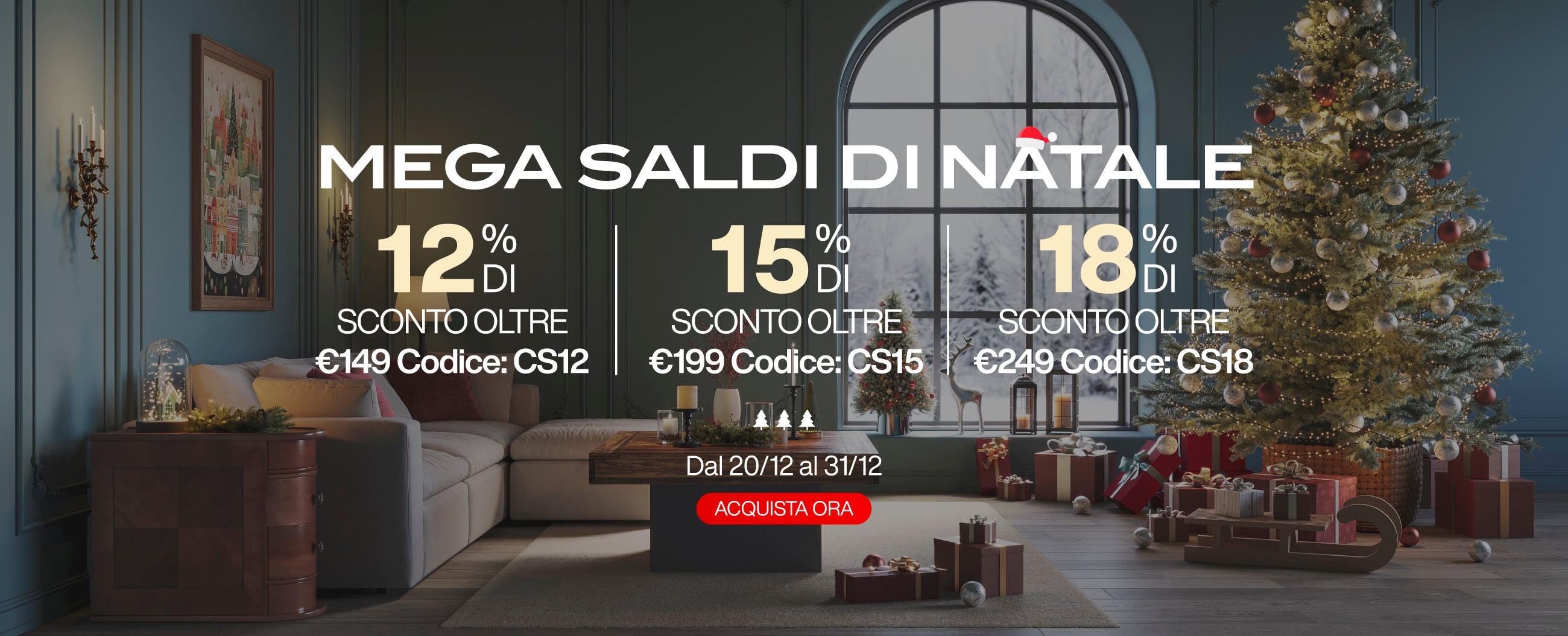 Suona la campanella del risparmio: saldi natalizi Tribesigns 2024