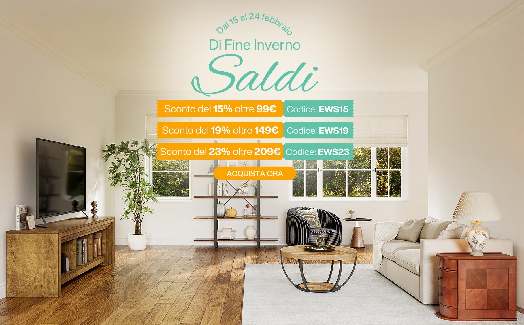 Saldi di Fine Inverno: Offerte Speciali dal 15 al 24 Febbraio