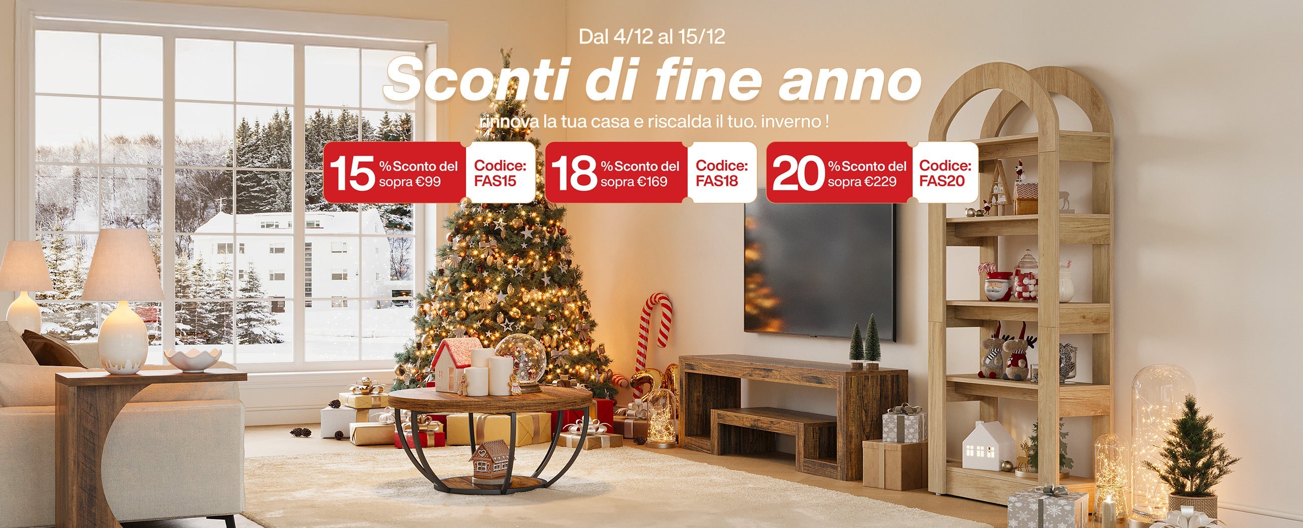 Year-end clearance sale