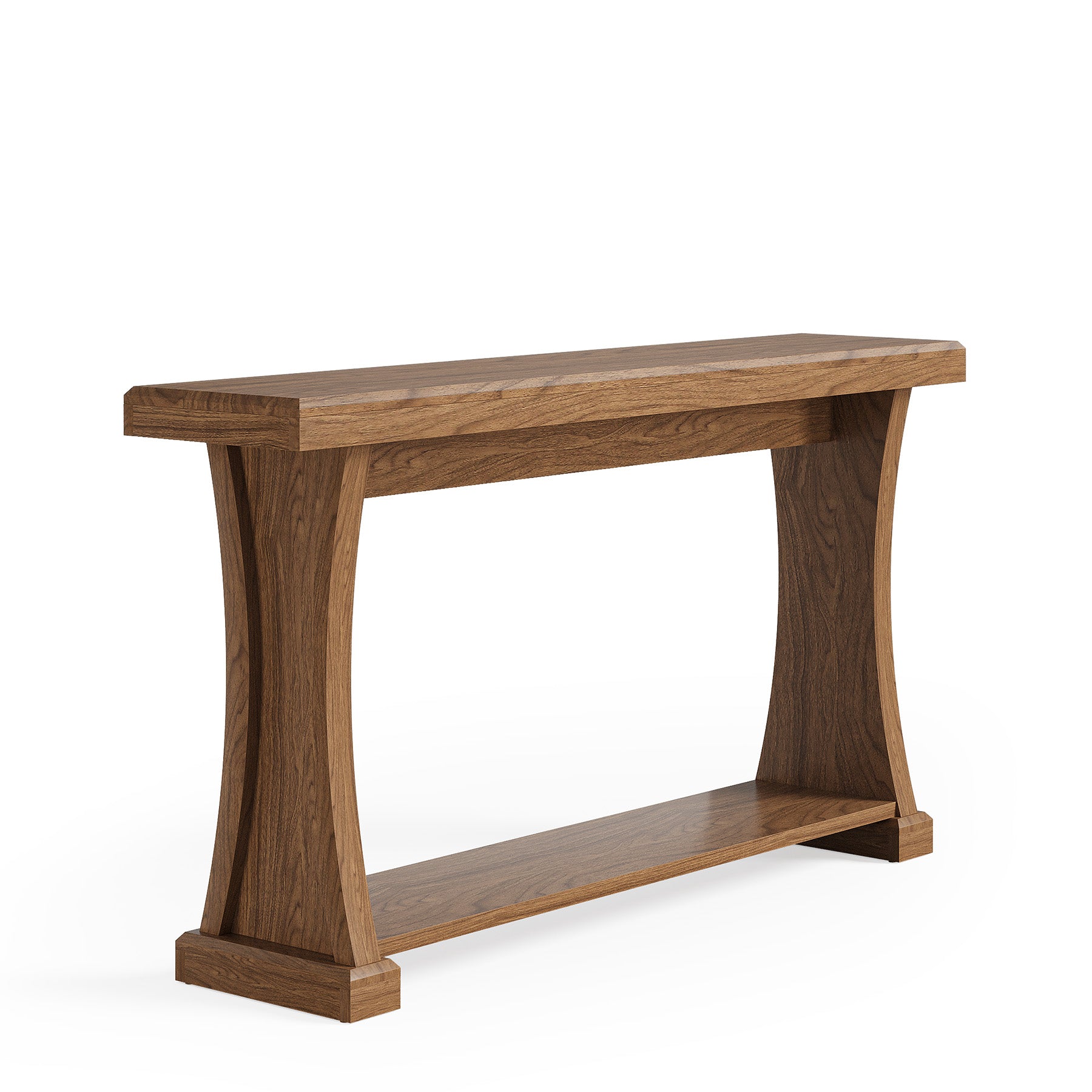 Tribesigns Tavolo consolle stretto da 160", tavolo d'ingresso a 2 ripiani per soggiorno