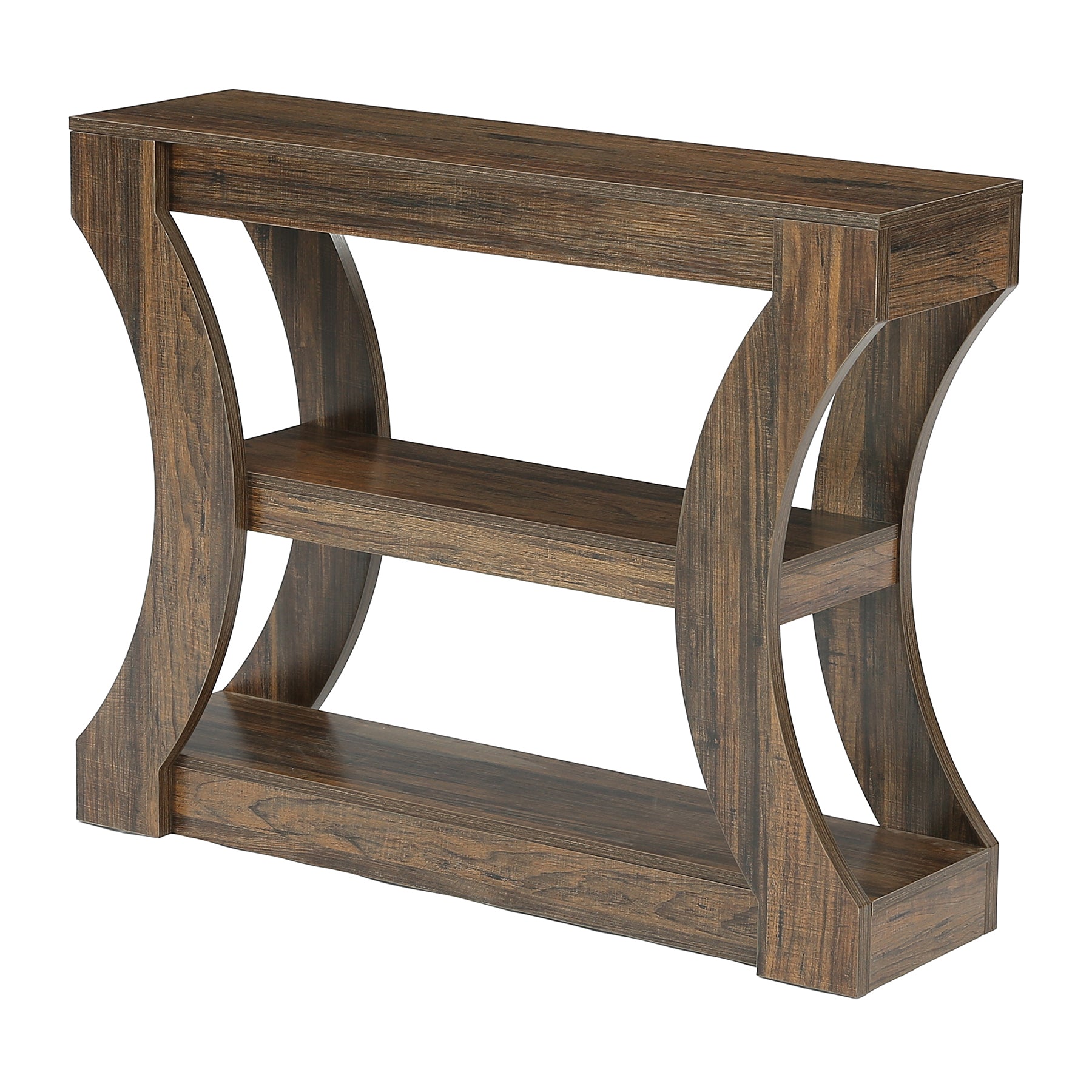 Tribesigns Tavolino consolle piccolo da 104 cm, Tavolino stretto con contenitore per ingresso