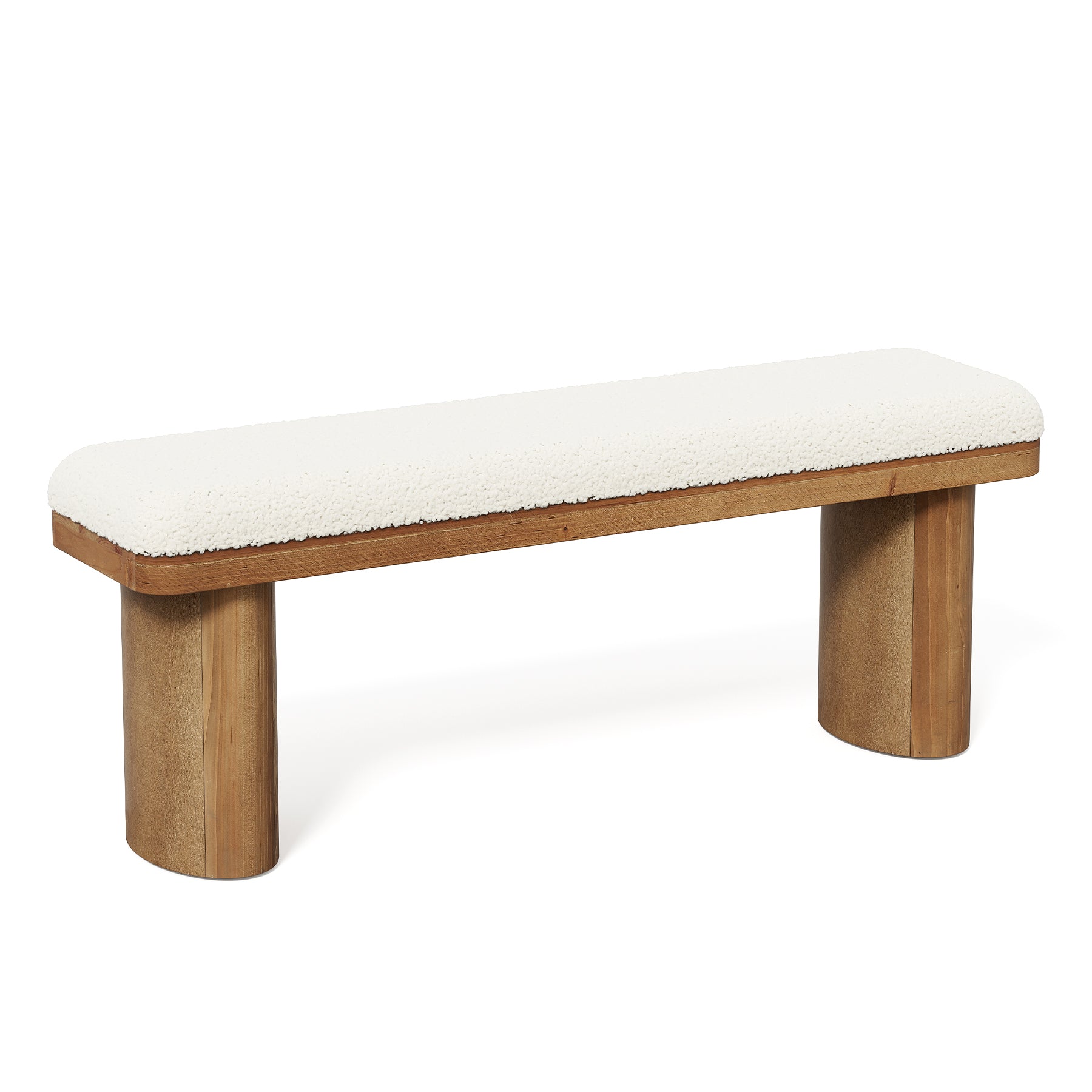 Tribesigns Panca Portascarpe in Legno Massello con Cuscino Trapuntato, 120 cm, per Ingresso