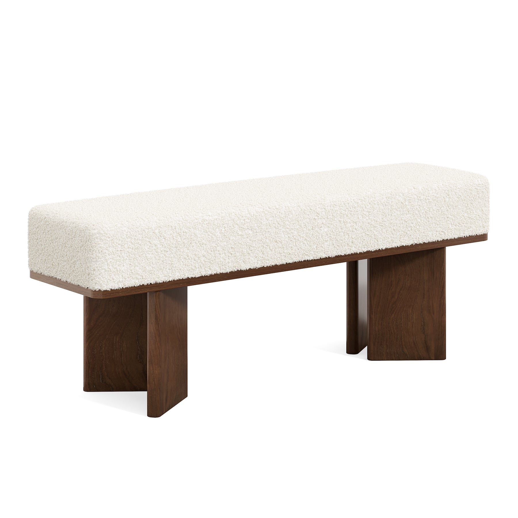 Tribesigns Panchina portaoggetti, scarpiera da 120 cm sgabello da letto con cuscino