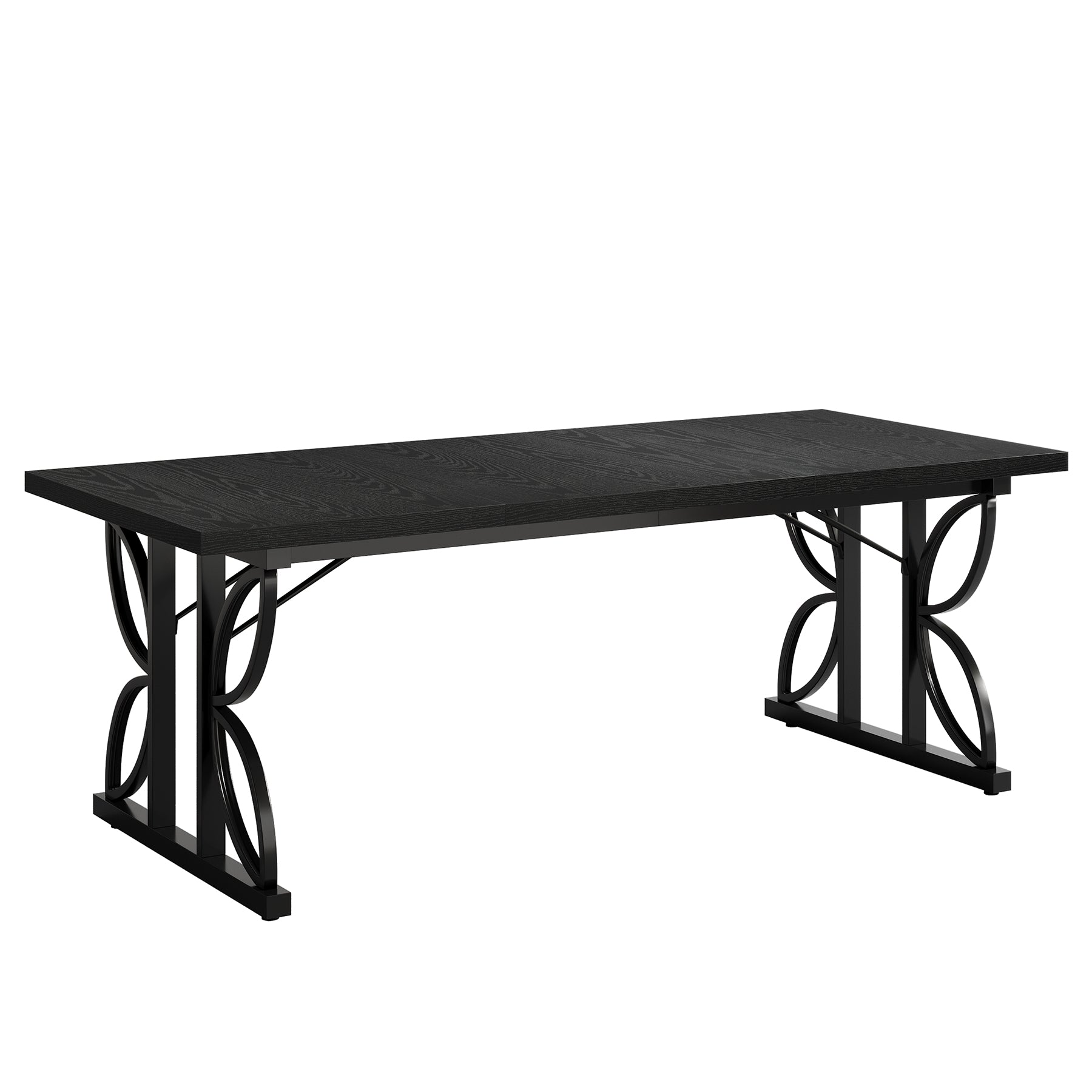 Tribesigns Scrivania per Computer, 180 cm Scrivania Direzionale per Ufficio Studio