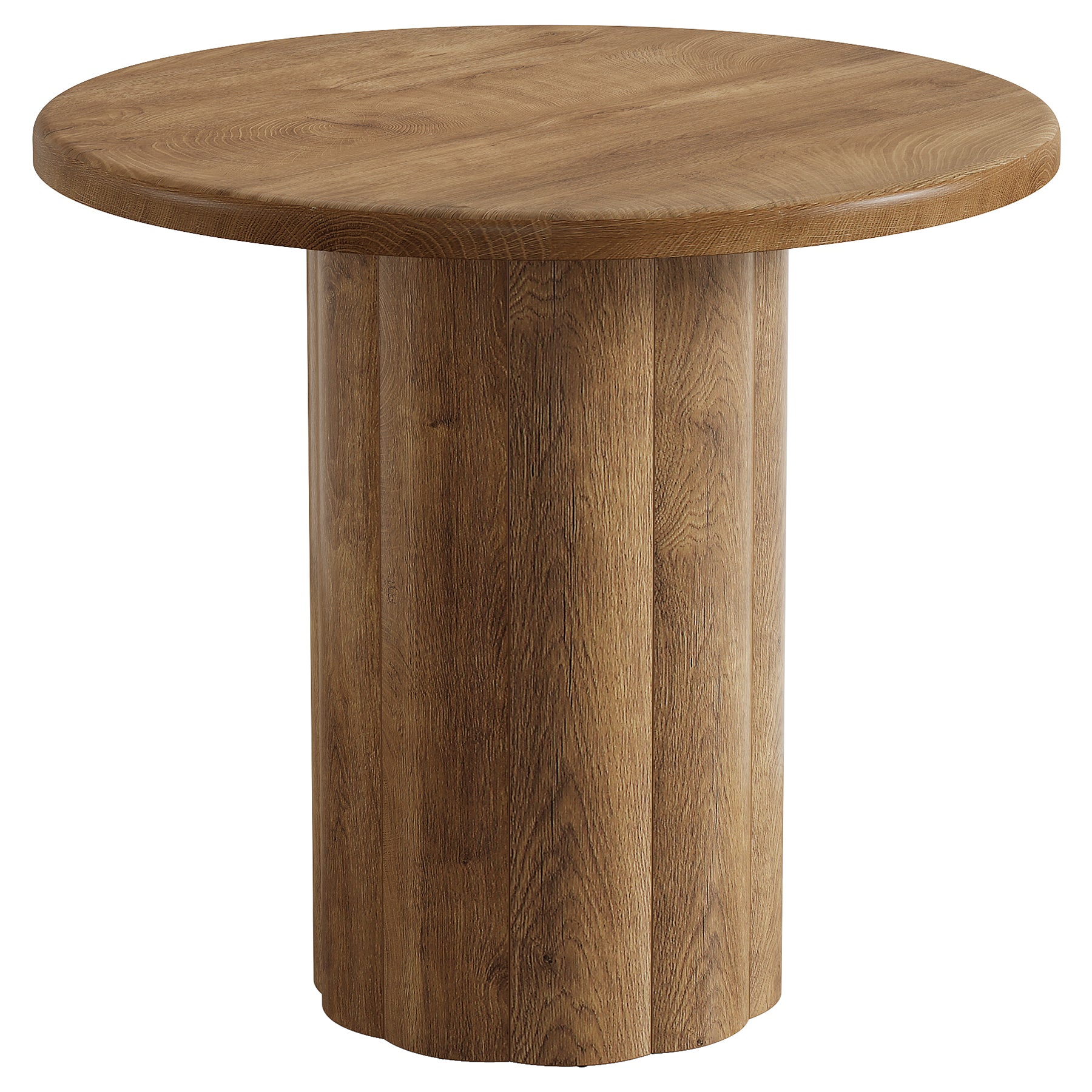 Tribesigns Tavolo da pranzo rotondo, tavolo da cucina da 80 cm per 2-4 persone