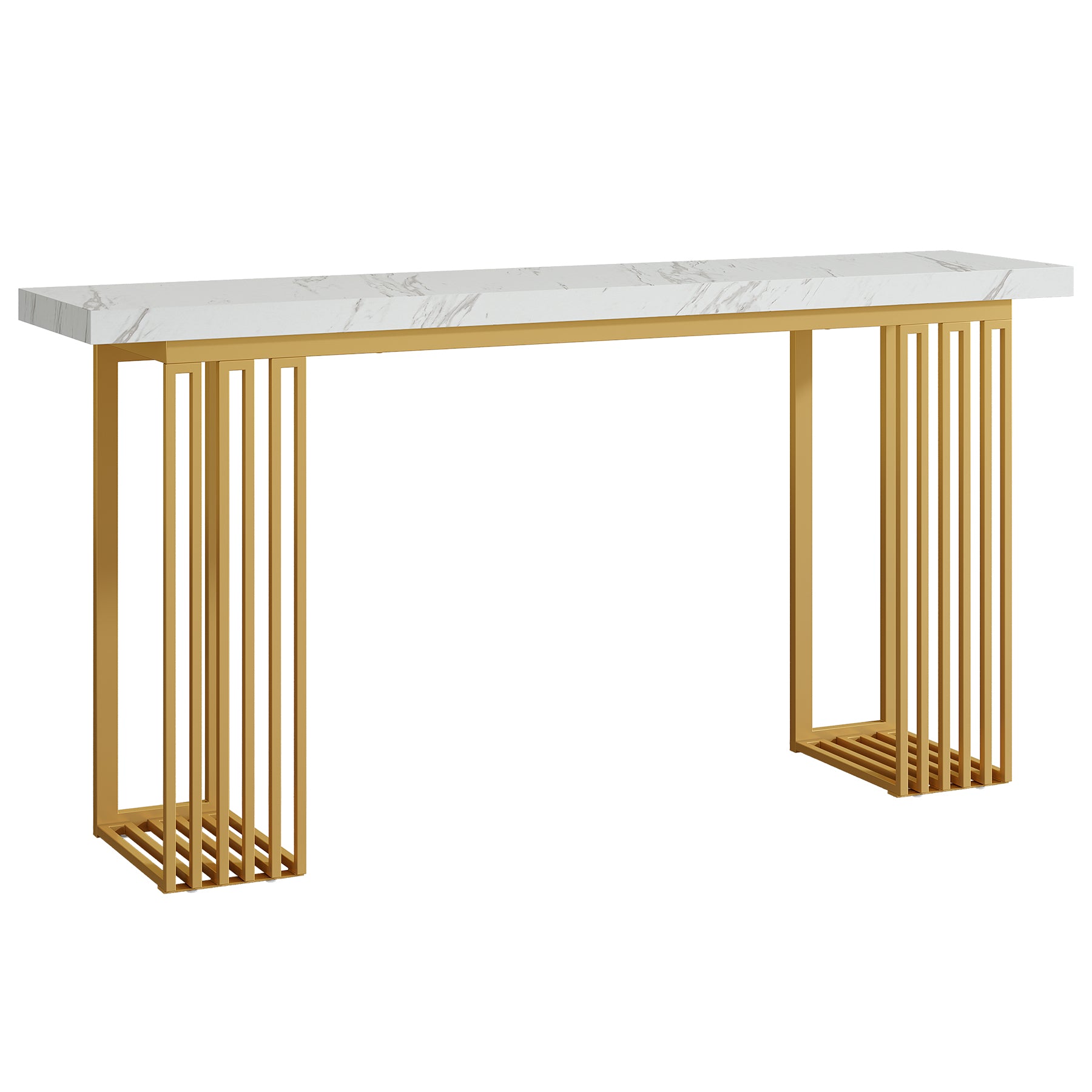 Tribesigns Tavolo consolle da 160 cm, tavolo da corridoio con elegante struttura