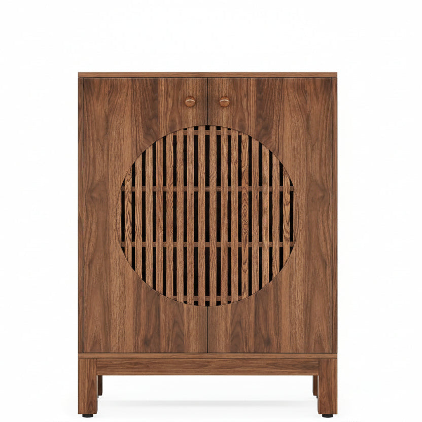 Tribesigns Credenza, mobiletto da cucina in stile fattoria a 5 ripiani con ripiani rimovibili