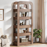 Tribesigns 180 cm Libreria, scaffale a 5 ripiani con scomparti aperti per soggiorno 3