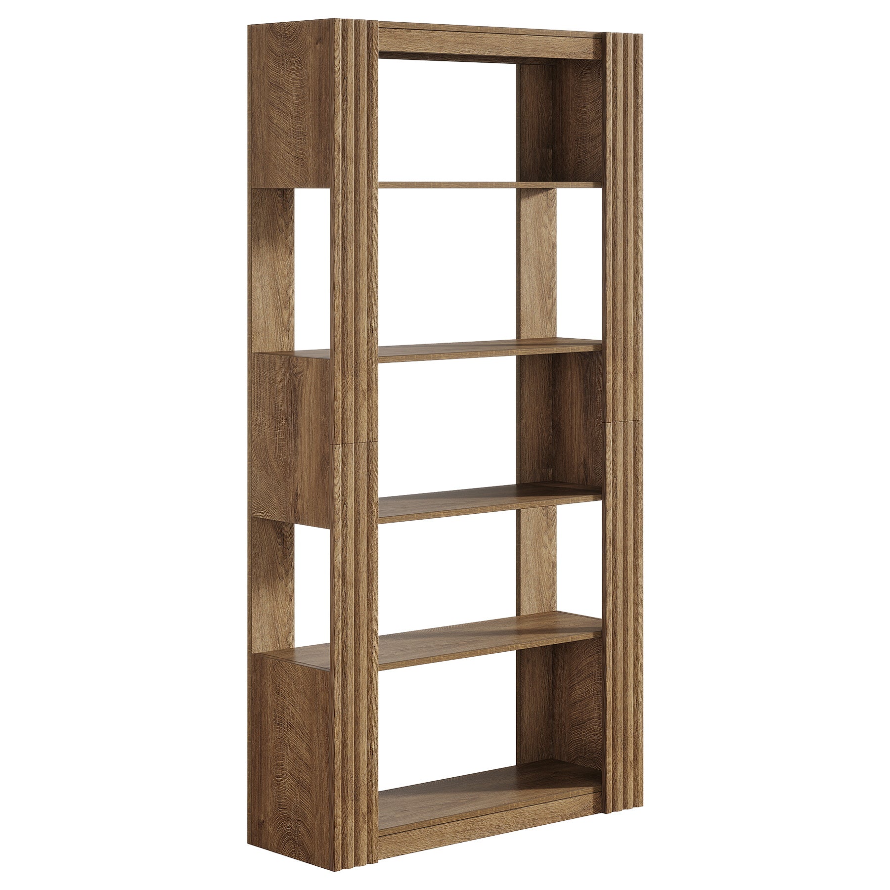 Tribesigns 180 cm Libreria, scaffale con 5 ripiani aperti per ufficio