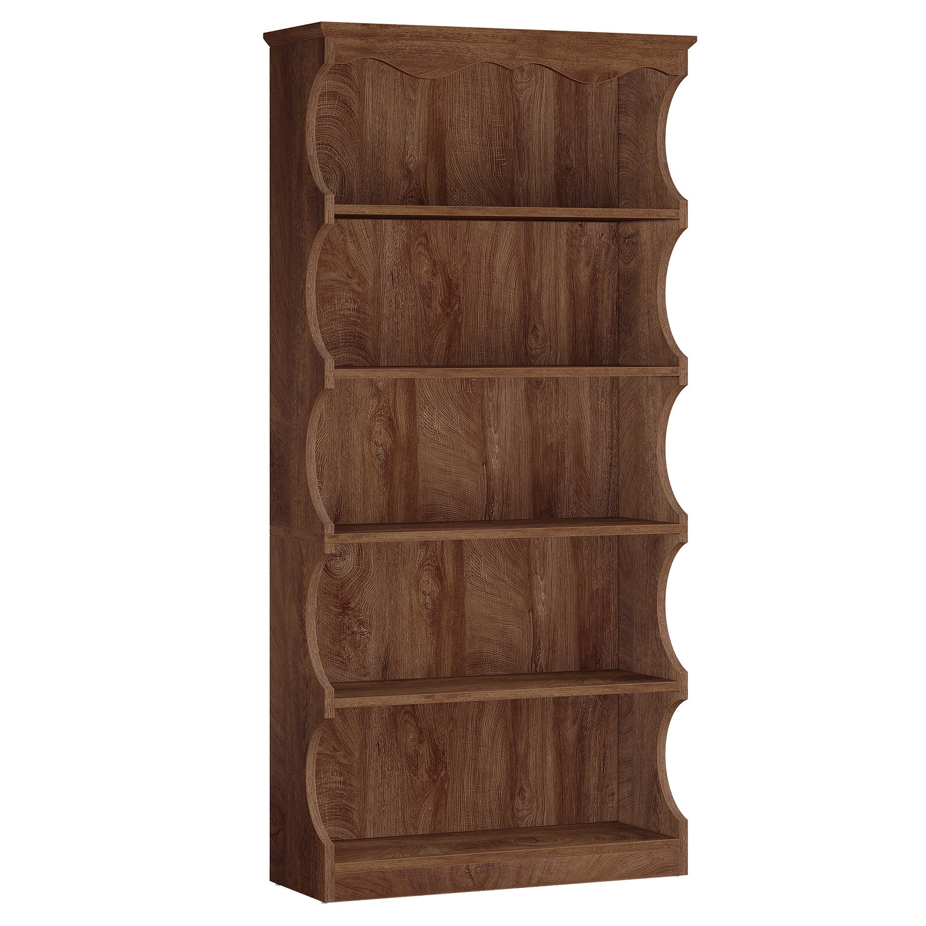 Tribesigns Libreria alta 180 cm, Scaffale indipendente con 6 ripiani portaoggetti per ufficio