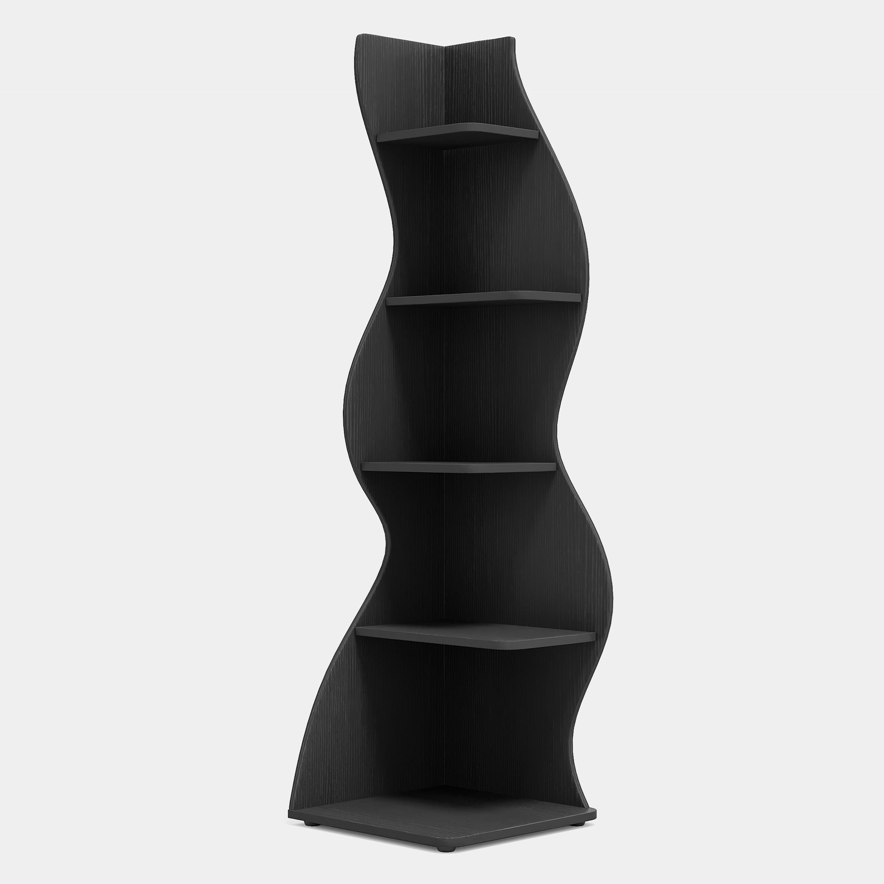 Tribesigns Scaffale Angolare, Moderno Mensola Angolare a 5 Livelli Scaffale per Scaffali Libreria Scaffale