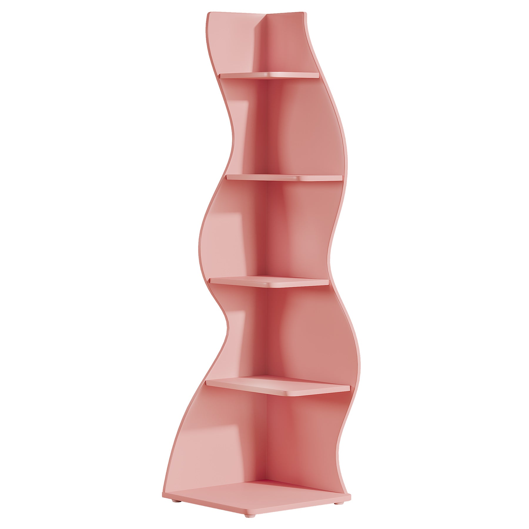 Tribesigns Scaffale Angolare, Moderno Mensola Angolare a 5 Livelli Scaffale per Scaffali Libreria Scaffale