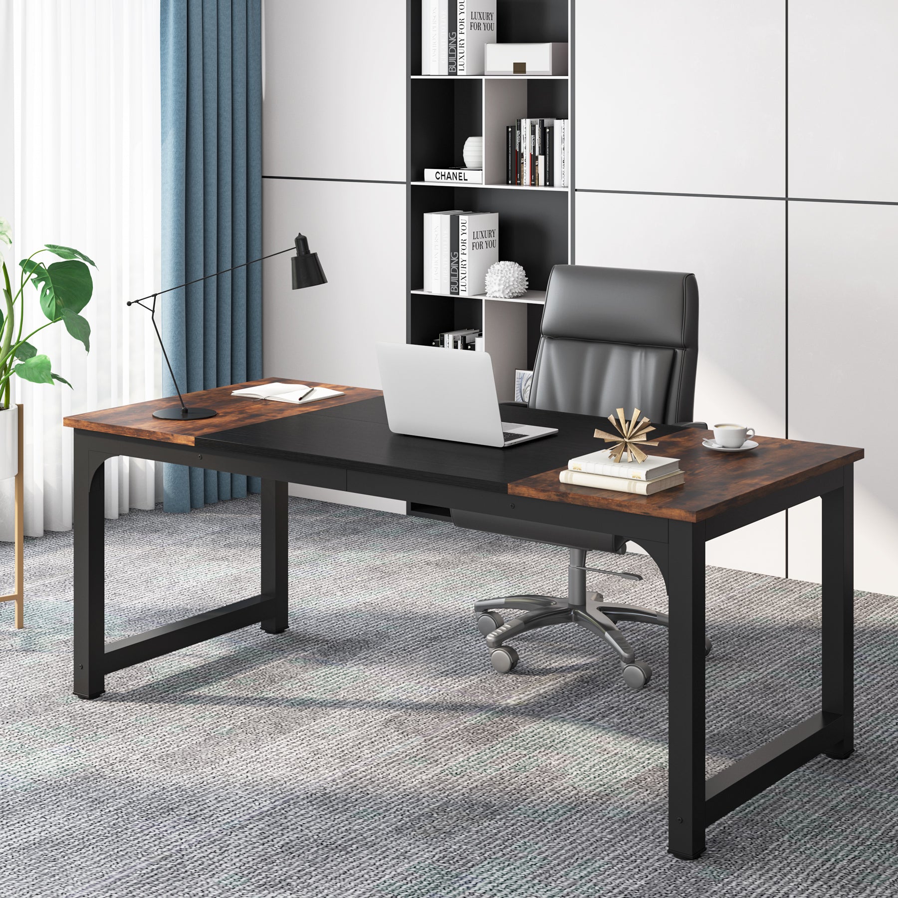 Tribesigns Scrivania, Scrivania da Ufficio per Studenti e Lavoratori Scrivania Gaming