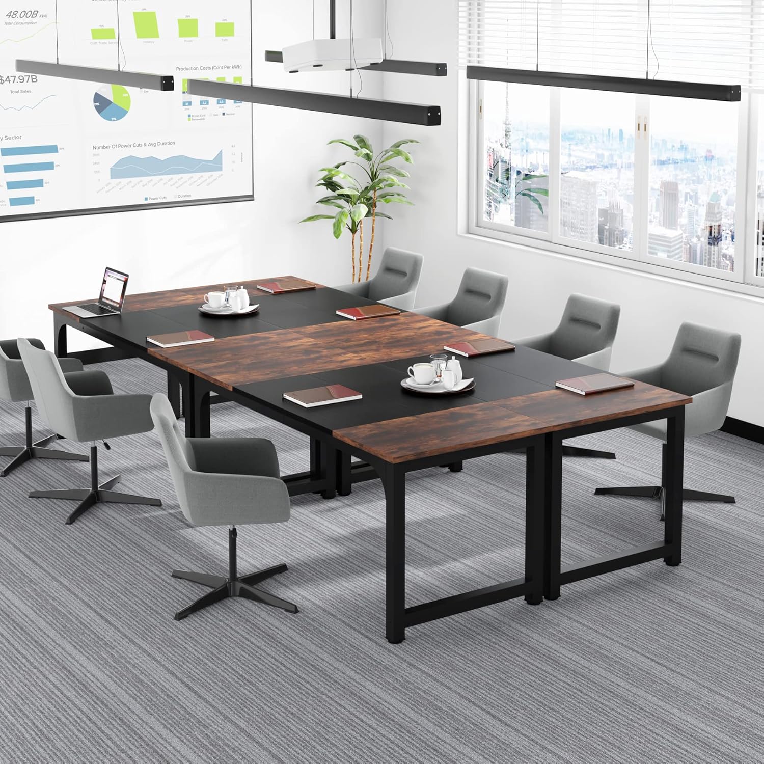 Tribesigns Scrivania, Scrivania da Ufficio per Studenti e Lavoratori Scrivania Gaming