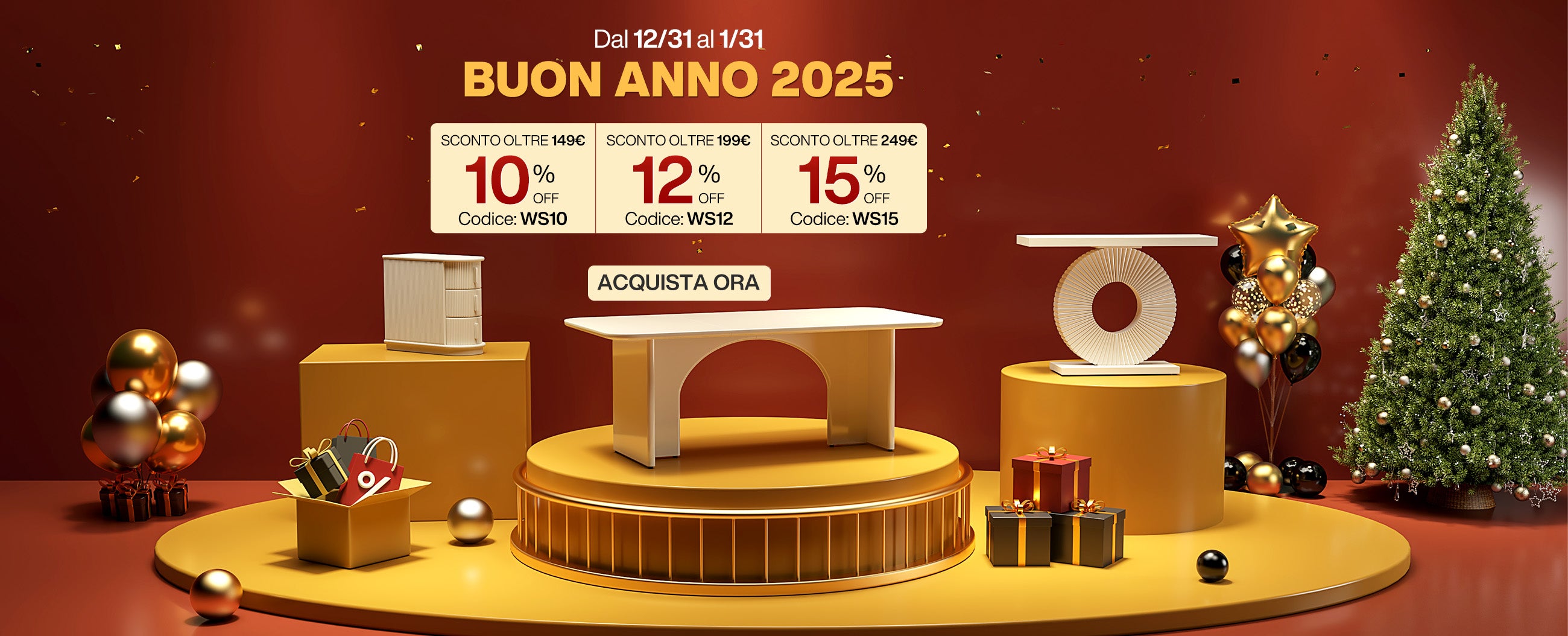 Saldi di Capodanno Tribesigns: dai il benvenuto al 2025 con stile