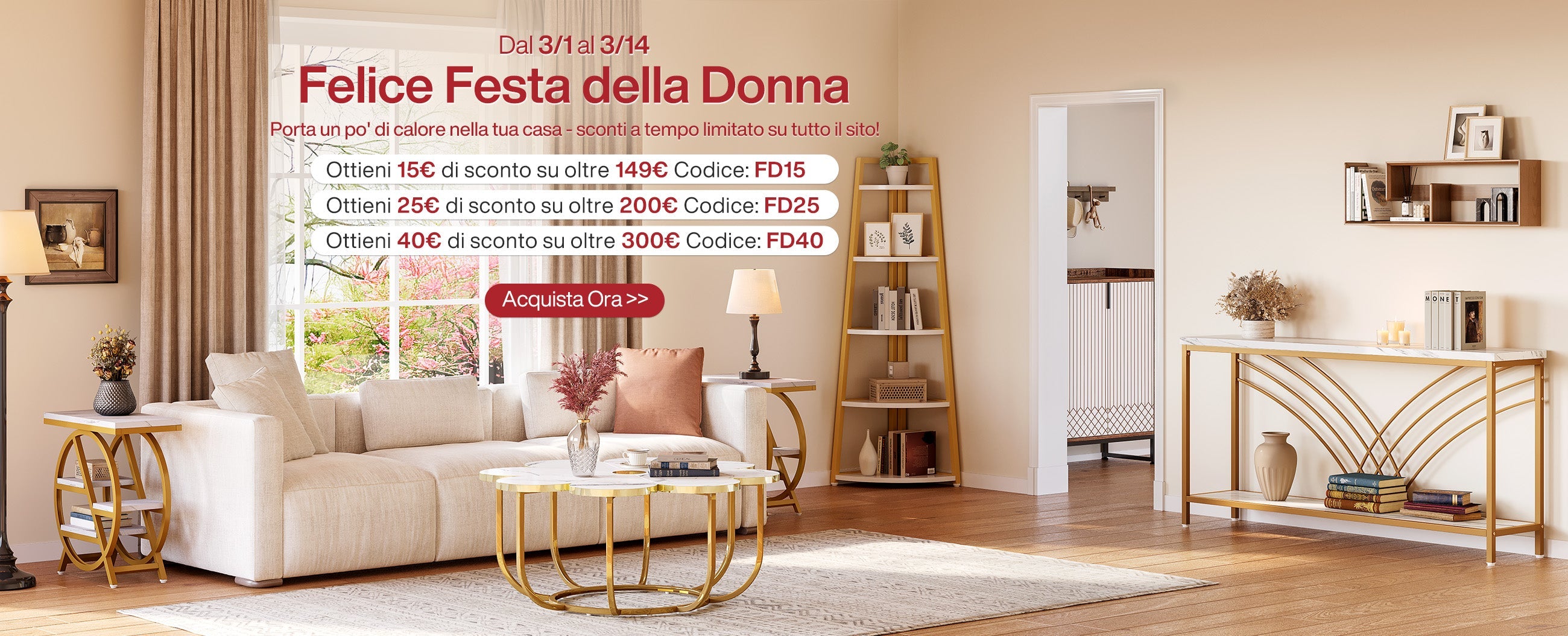 Saldi per la festa della donna di Tribesigns: festeggia con grandi risparmi