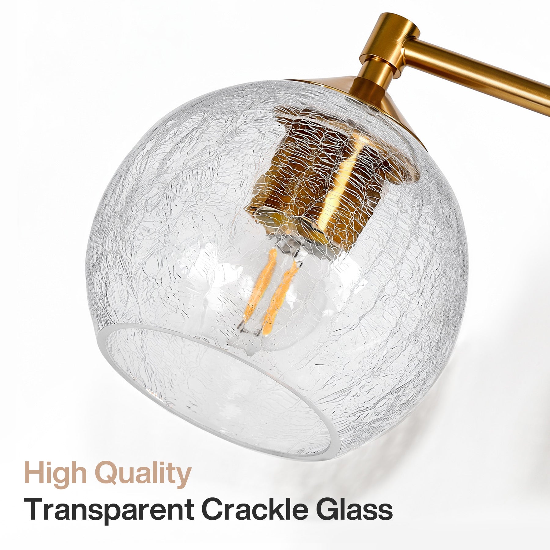 Tribesigns Applique Bagno 3 Luci, Applique Murale E27 Lampada da Specchio Dorata