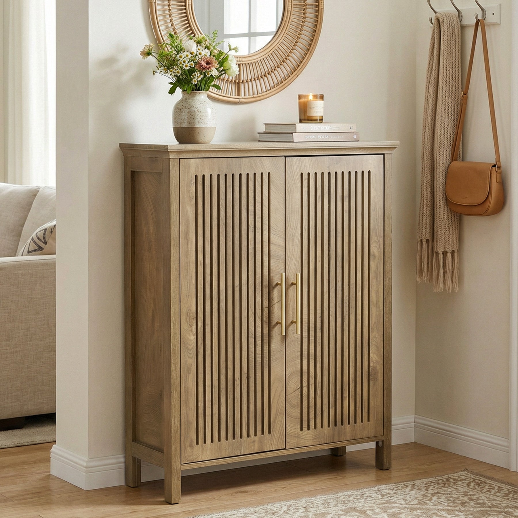 Tribesigns Scarpiera da 84 cm, scaffale per scarpe a 5 ripiani con anta per l'ingresso