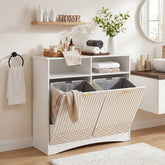Tribesigns Mobile per la separazione dei rifiuti, moderno contenitore per la raccolta differenziata in cucina con sistema estraibile. 3