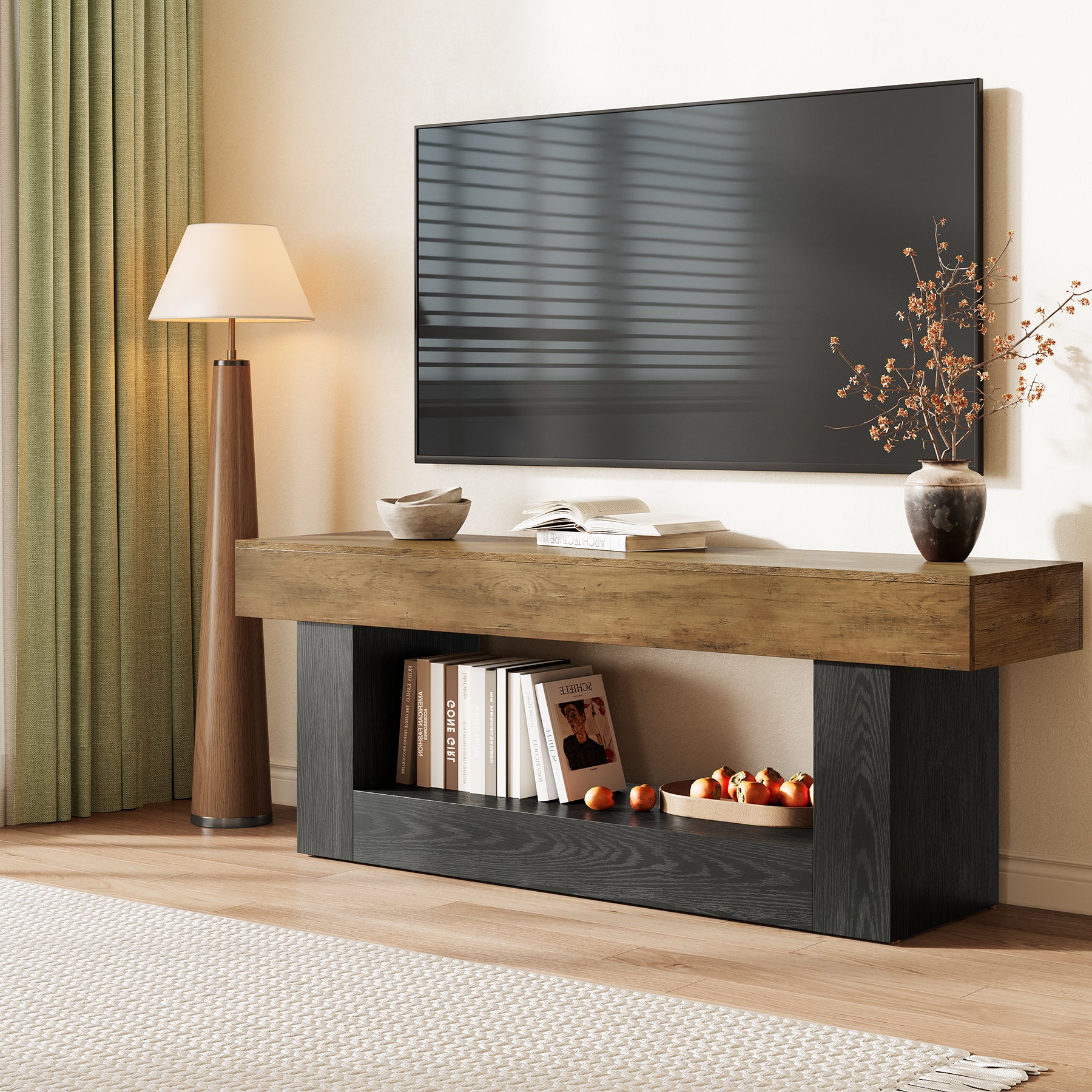 Tribesigns Mobile TV, ripiano TV da 160 cm per TV fino a 70 pollici