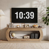 Tribesigns Mobile porta TV per poltrona TV da 165 cm, centro multimediale in legno 3