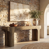 Tribesigns Consolle Country con Design Arcuato, 200 cm, per Ingresso e Soggiorno 3