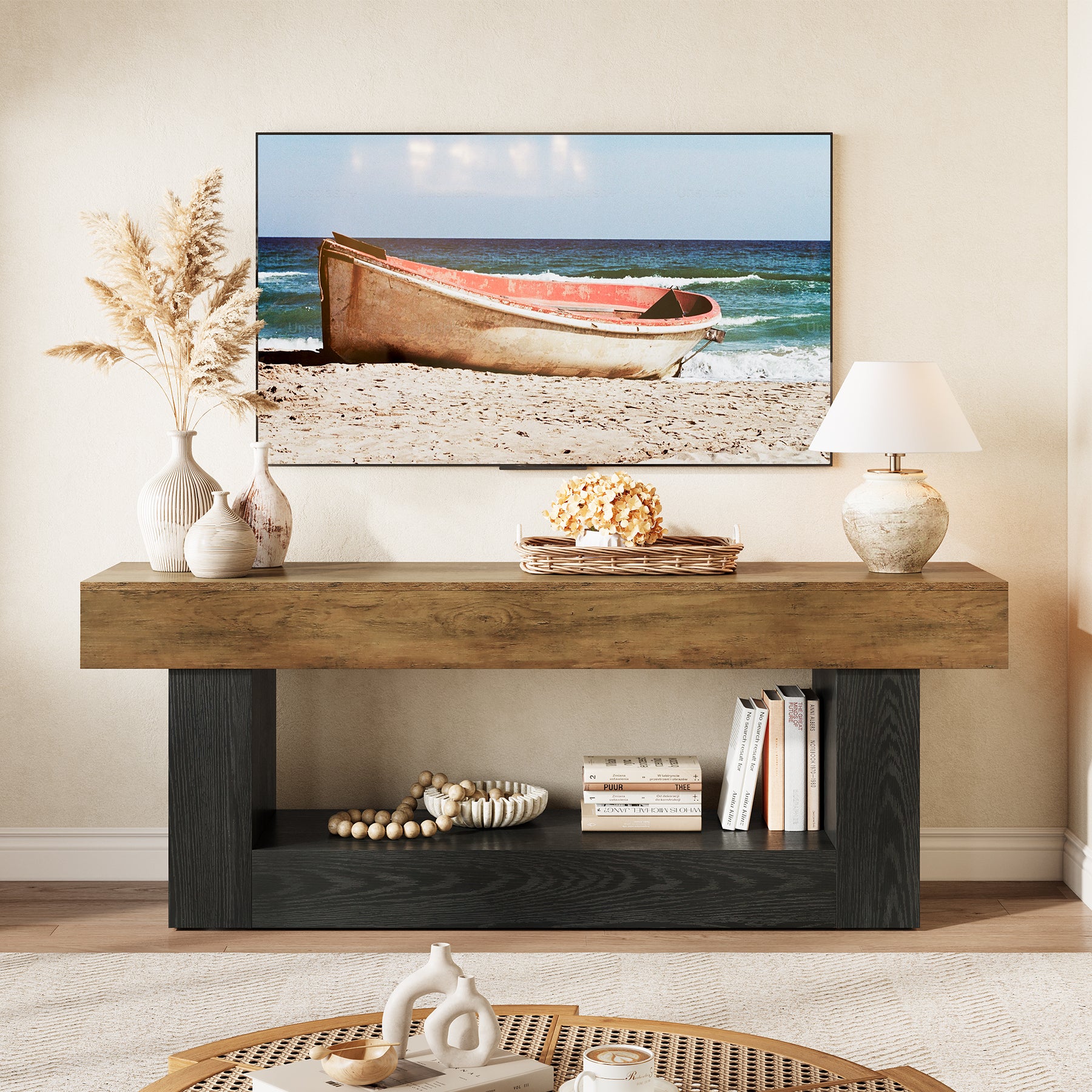 Tribesigns Mobile TV, ripiano TV da 160 cm per TV fino a 70 pollici