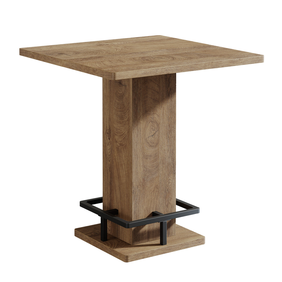 Tavolo Alto da Pranzo Quadrato, 80 cm, per Piccole Cucine