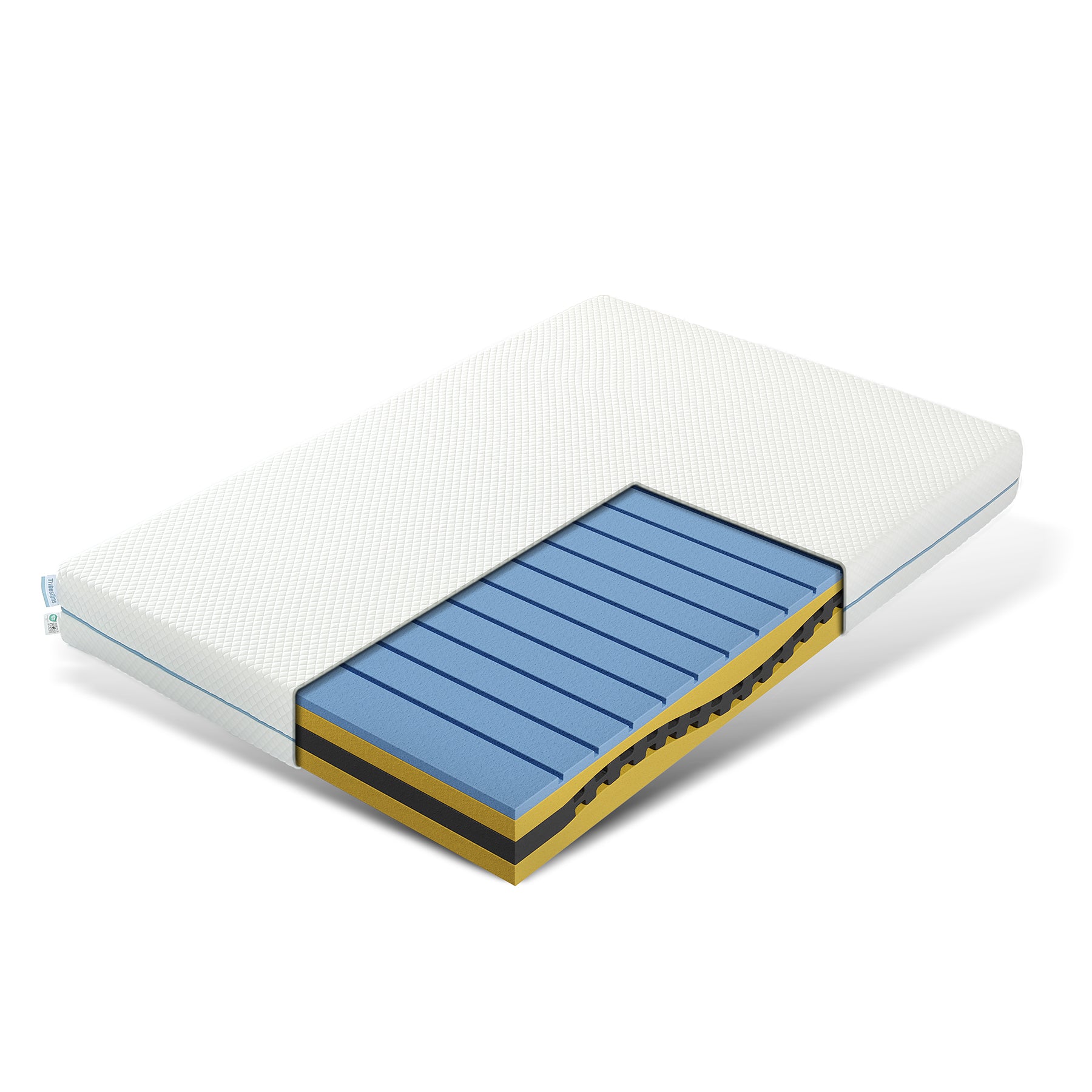 Tribesigns Materasso Memory, Materasso Comodo 90x200 Ergonomico a Forma di S