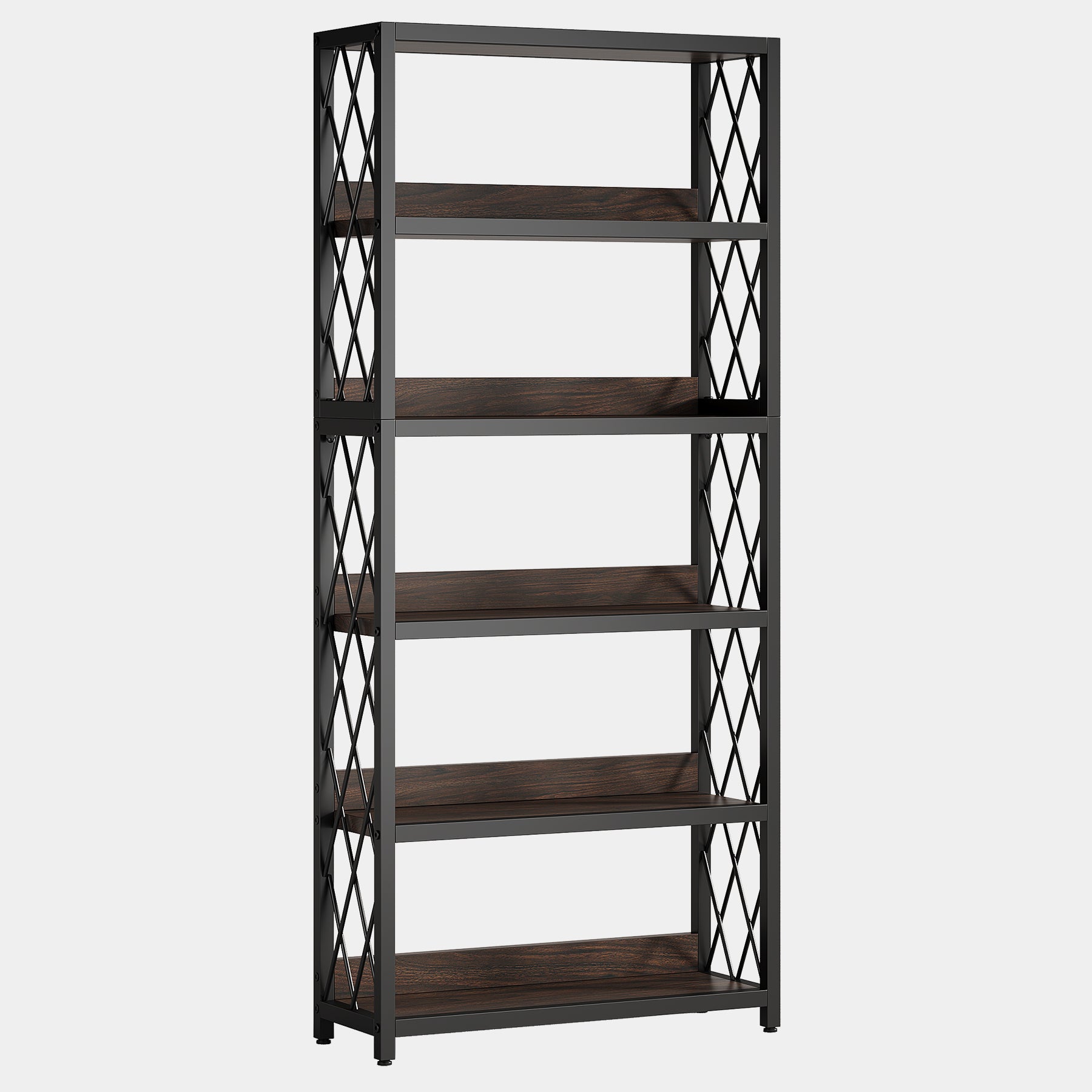 Tribesigns 170 cm Libreria, Espositore Indipendente a 5 ripiani
