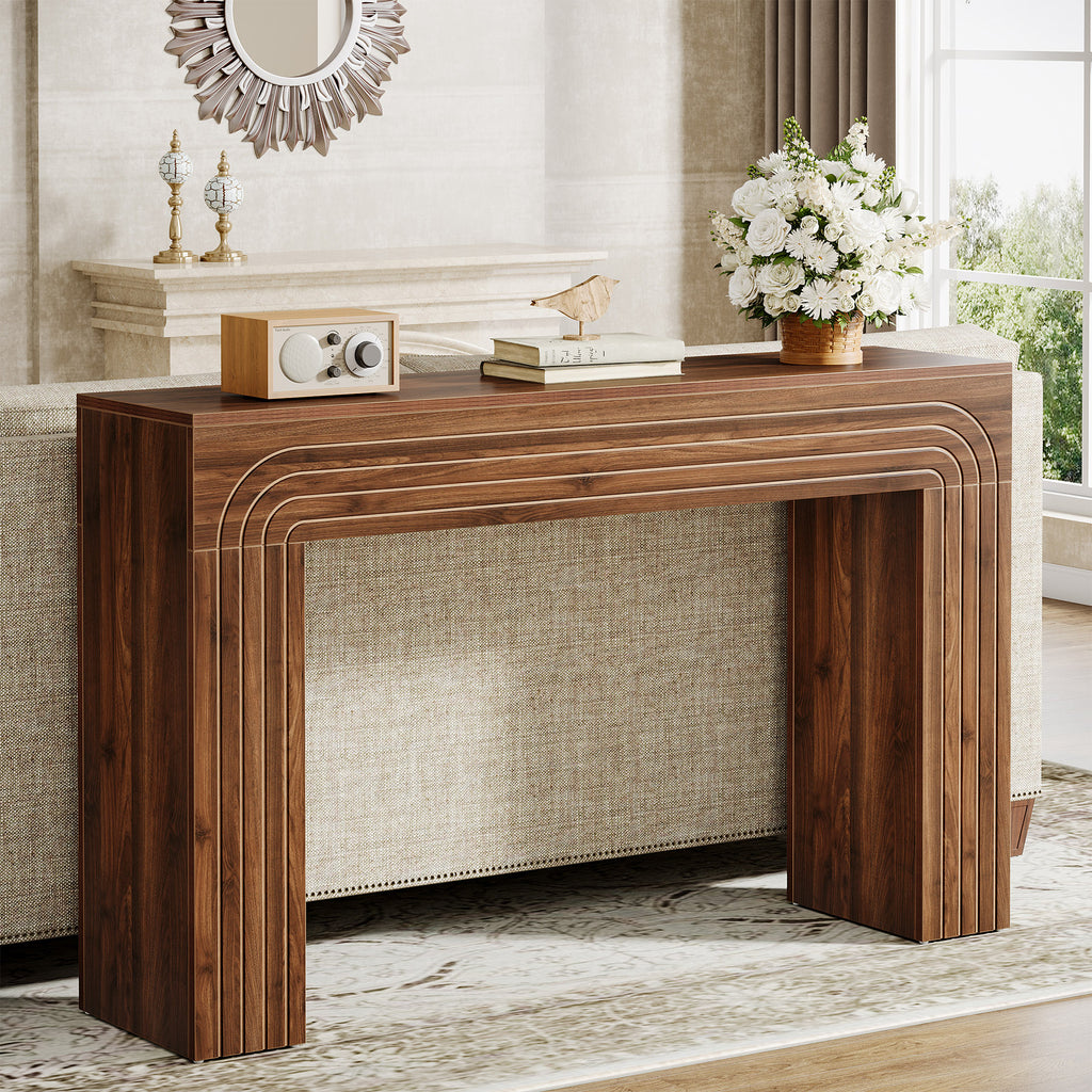 Finto Marmo Bianco Tavolo Consolle Moderno 140 Cm Design A O Con