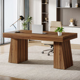 Tribesigns 140 cm Scrivania Direzionale, Scrivania per Ufficio Domestico Scrivania per Computer 3