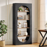 Tribesigns Libreria a 5 ripiani, scaffali da 180 cm perfetto per ufficio 3