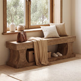 Panca Portascarpe in MDF con Seduta, 160 cm, per Ingresso 3