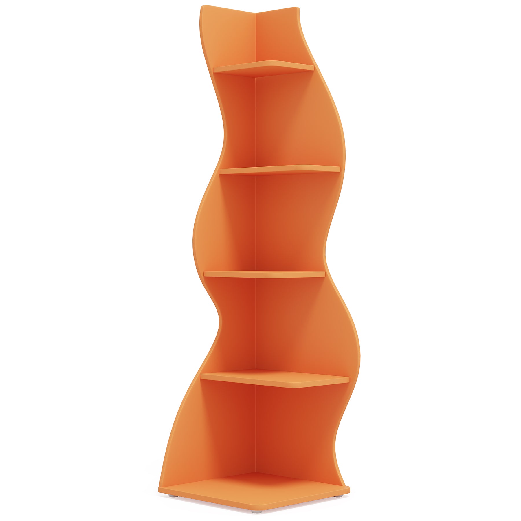 Tribesigns Scaffale Angolare, Moderno Mensola Angolare a 5 Livelli Scaffale per Scaffali Libreria Scaffale