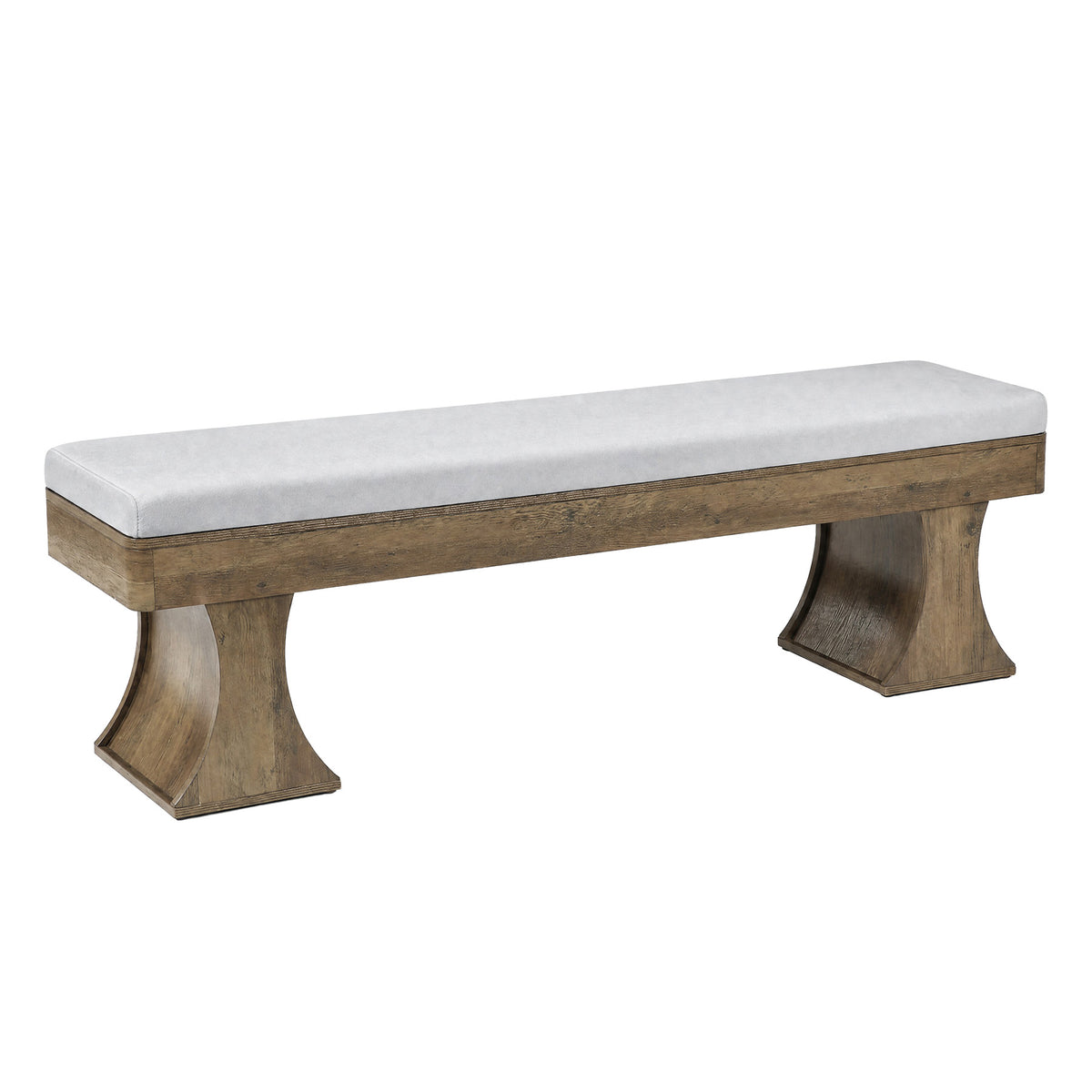 Panca Country con Cuscino, 161 cm, per Ingresso e Cucina