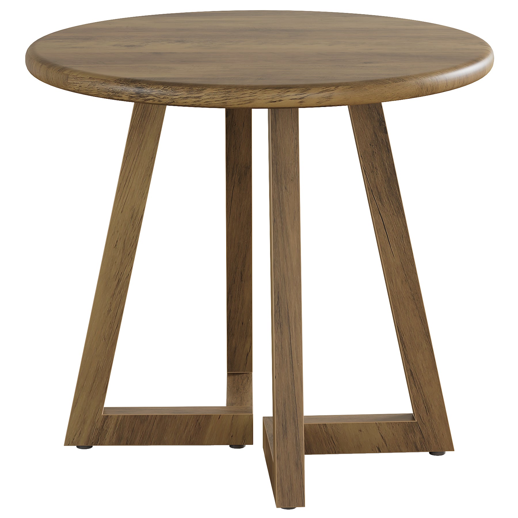 Tribesigns 80 cm Tavolo da pranzo, tavolo da cucina rotondo per 2-4 persone