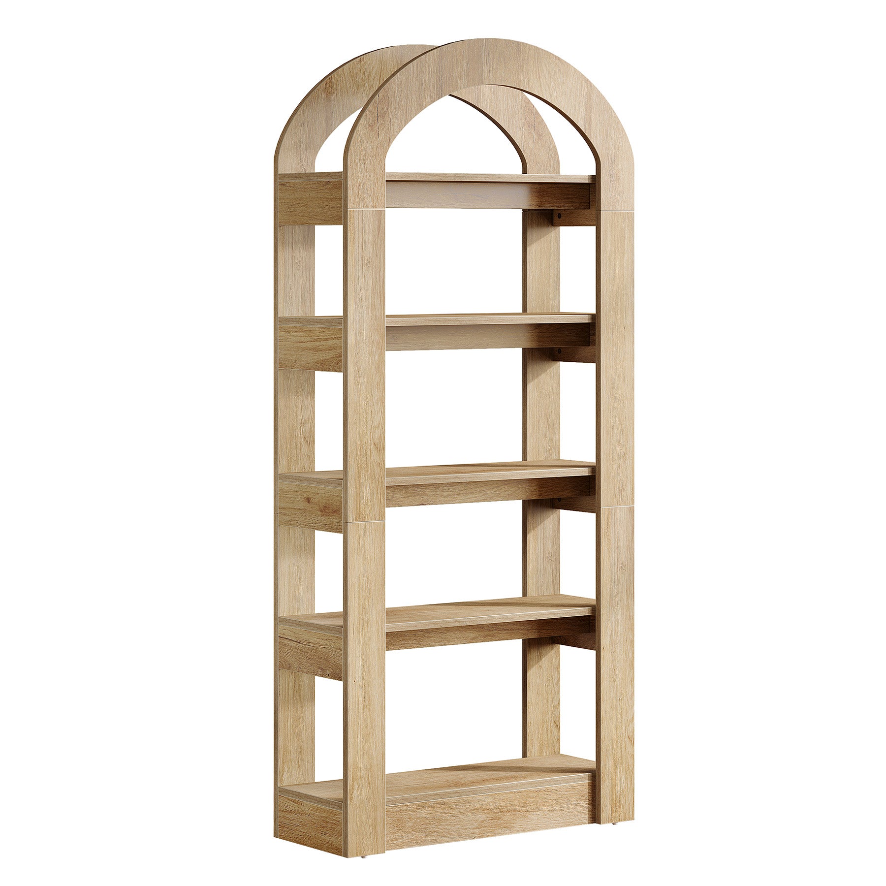 Tribesigns 180 cm Libreria, Libreria contenitore etagere con ripiano a 5 ripiani