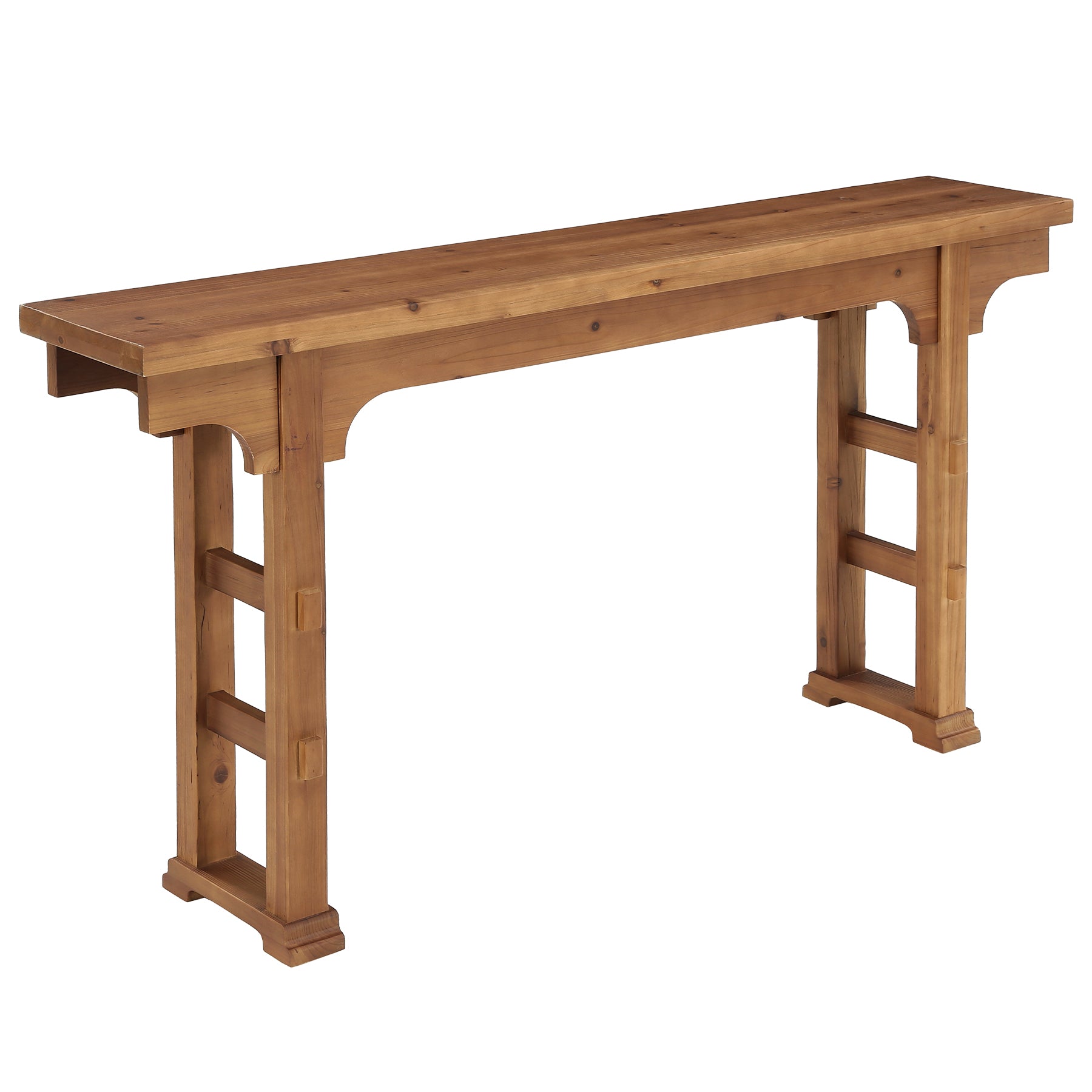 Tribesigns Consolle da Ingresso Industriale in Legno e Metallo, Piano Sottile 160 x 30 x 85 cm