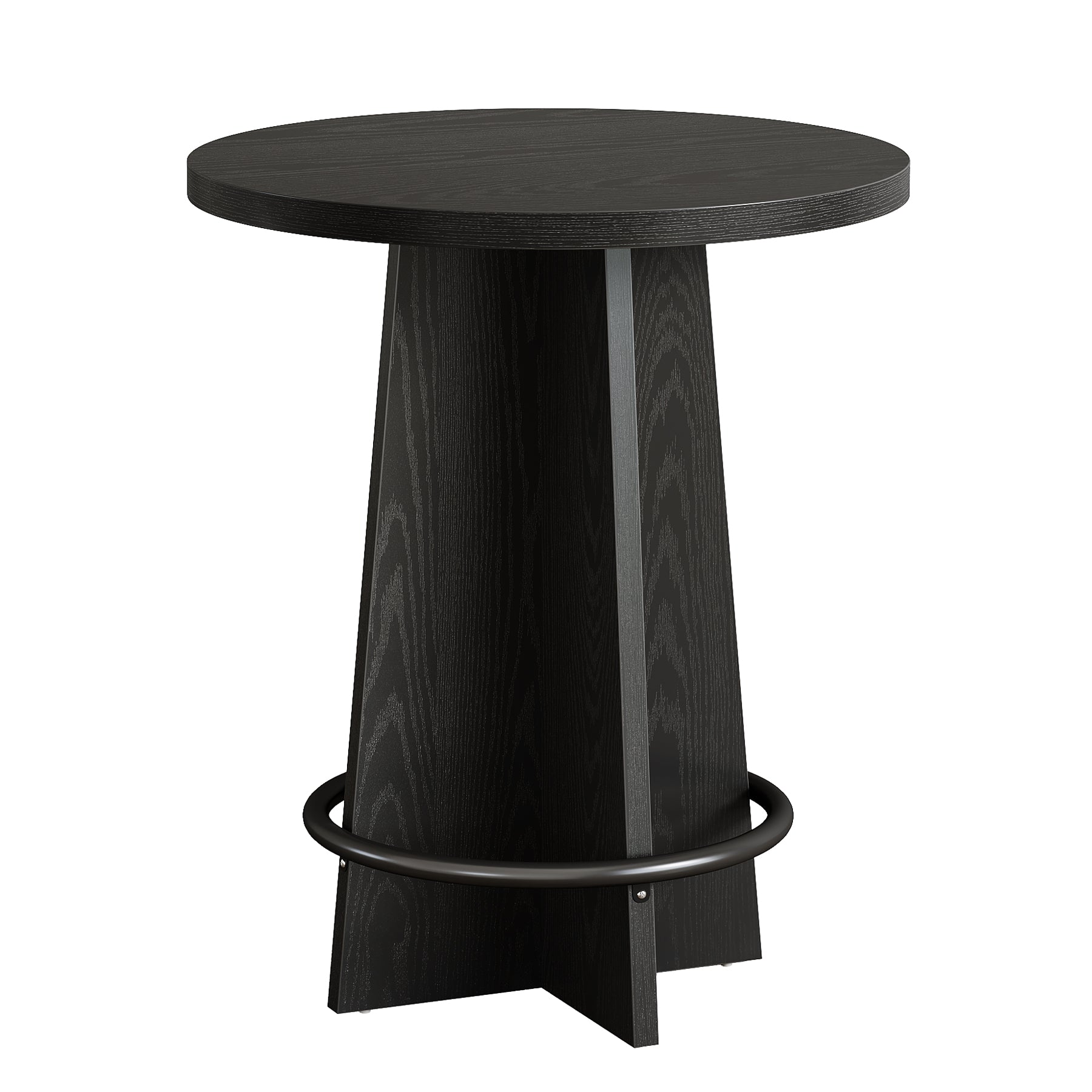 Tribesigns Tavolo rotondo da bar, 95 cm Tavolino da Cocktail in legno(Solo tavoli)