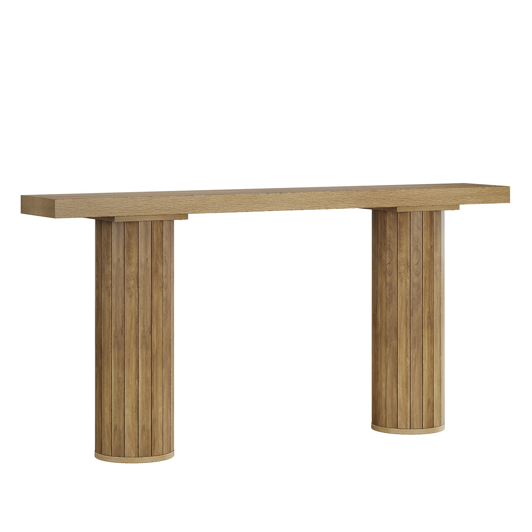 Tribesigns Tavolo consolle da 160 cm, tavolo d'ingresso con piedistallo robusto