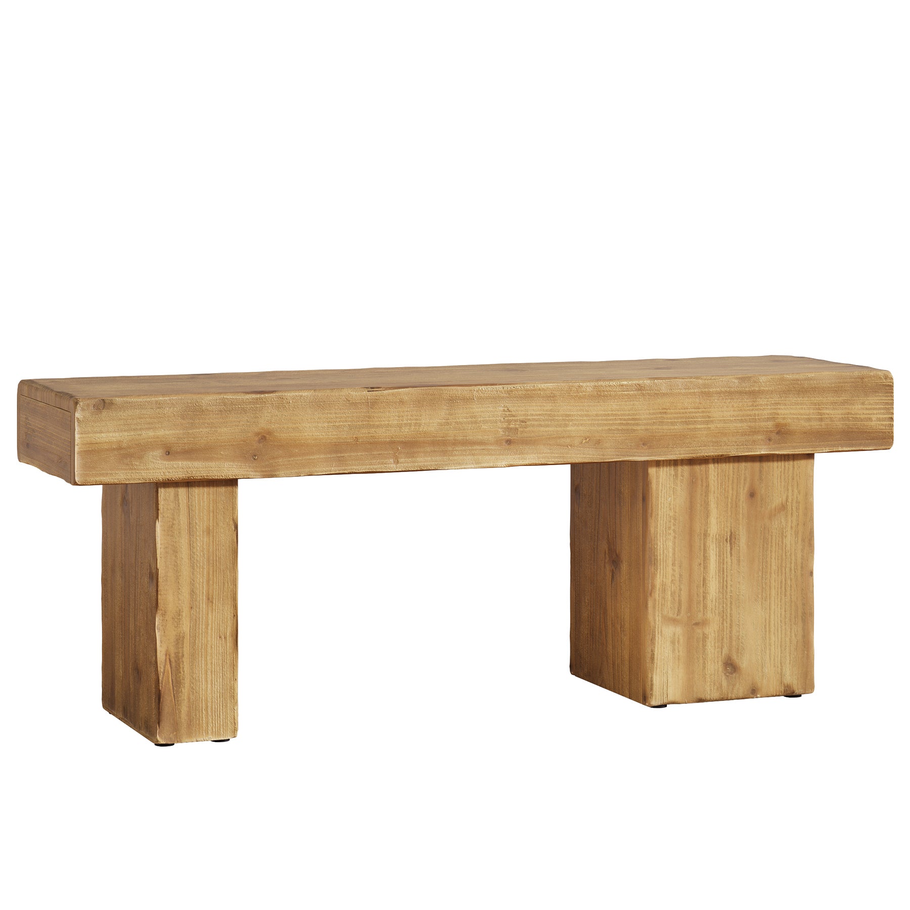 Tribesigns Panca in legno massello, 120 cm, robusta e spessa, ideale per l'ingresso