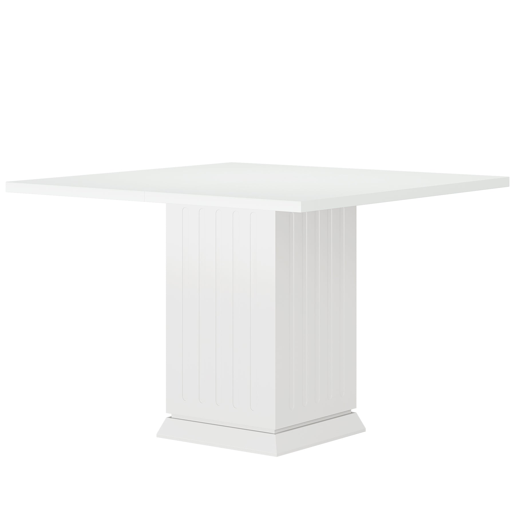 Tribesigns Tavolo da pranzo, 90 cm tavolo da cucina quadrato con robusta base