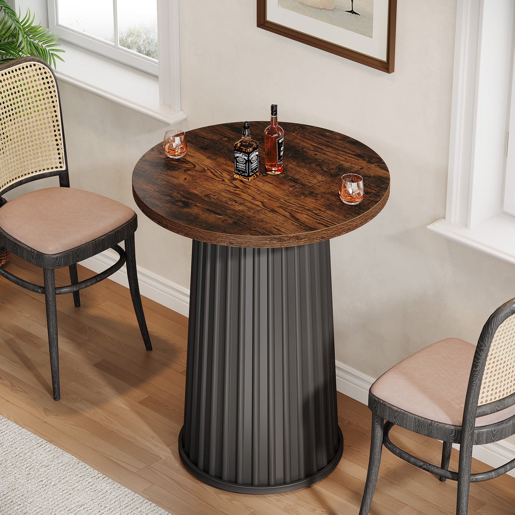 Tribesigns Tavolo da pranzo, 60 cm piccolo tavolo da cucina
