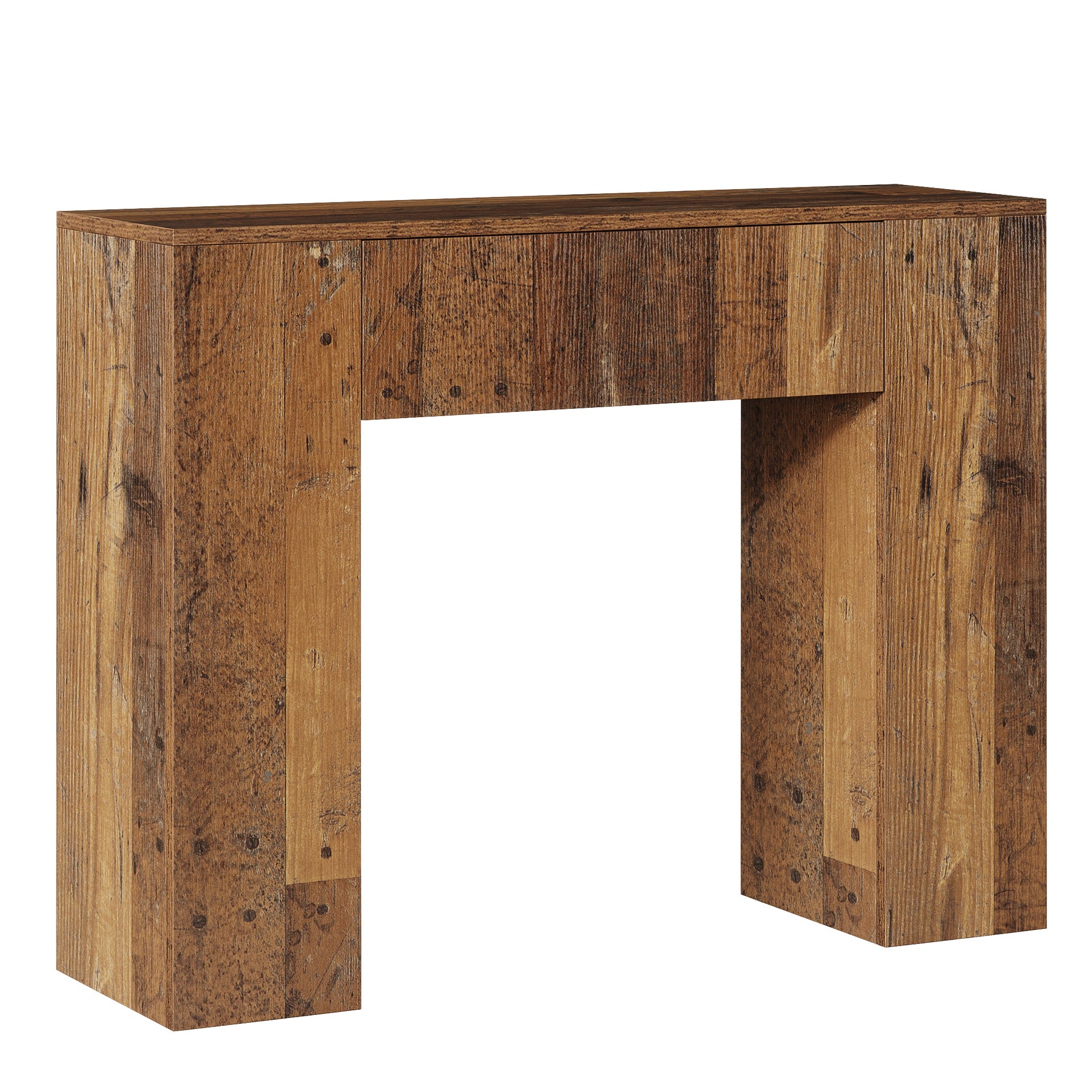 Tribesigns 100 cm Consolle, tavolo da ingresso con cassetti