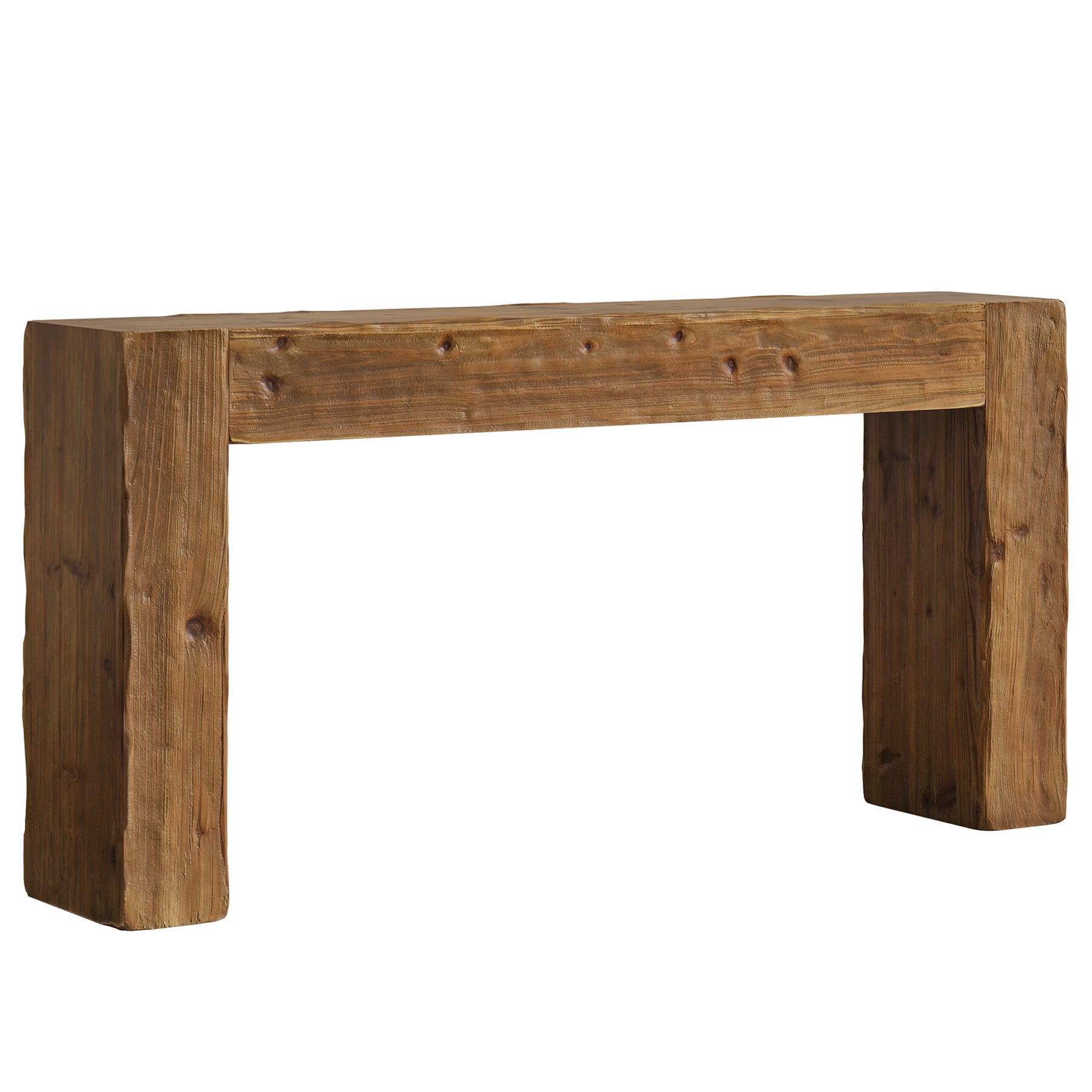 Tribesigns Consolle in legno da 160 cm, tavolino da divano in stile rustico, tavolino da ingresso