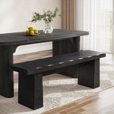 Tribesigns Panca da 120 cm, moderna panca in legno, panca da pranzo versatile dal design minimalista 3