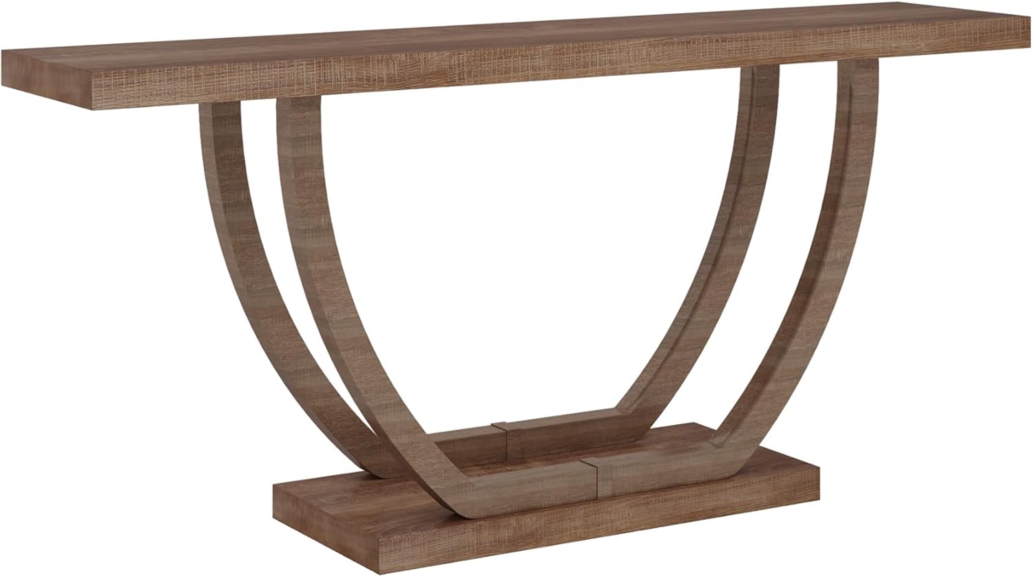 Tribesigns Consolle Ingresso, 160 cm Tavolo Console Strettocon Base Geometrica
