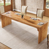 Tribesigns Tavolo da pranzo da 180 cm, tavolo da pranzo moderno da cucina con base robusta 3