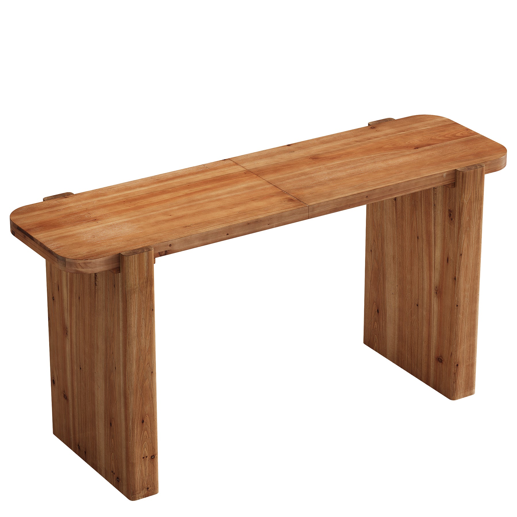 Tavolo da Bar Alto Industriale in Legno Massello, 160 cm, per 4-6 Persone